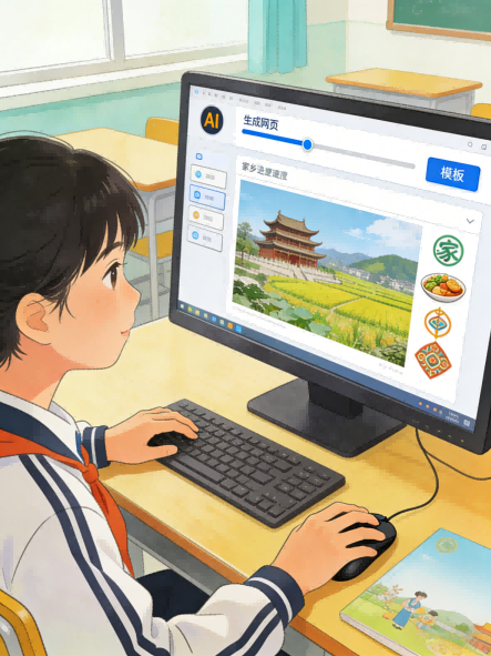 实验九：做网页，“画”家乡