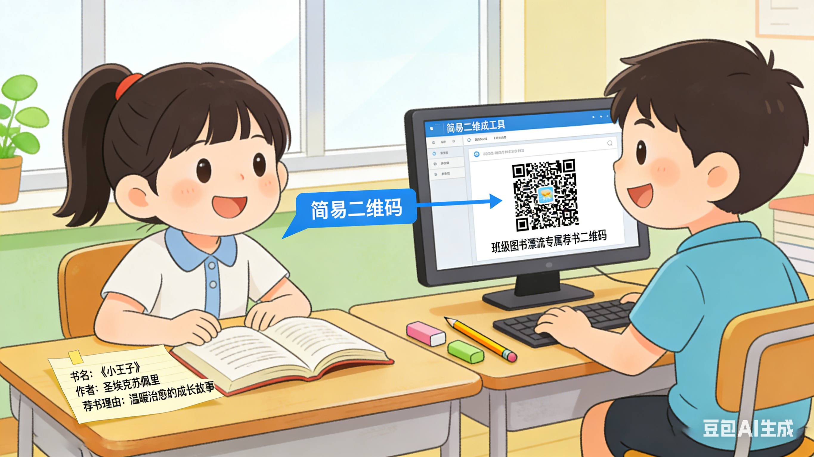 实验九：制作推荐图书二维码—— 科技与阅读交融的漂流之旅